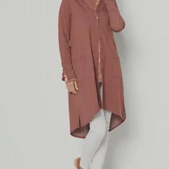 LOGO by Lori Goldstein Sweaters - Lori Goldstein Cardigan Sweater Duster